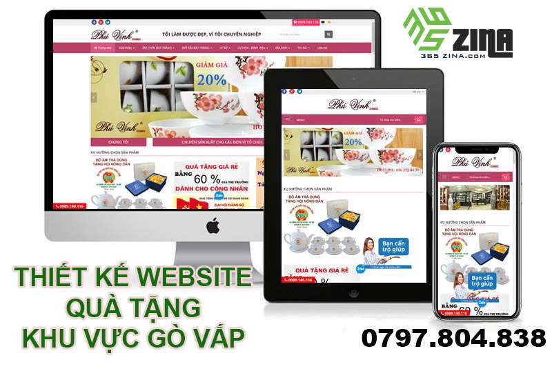 Thiết kế website quà tặng khu vực quận Gò Vấp