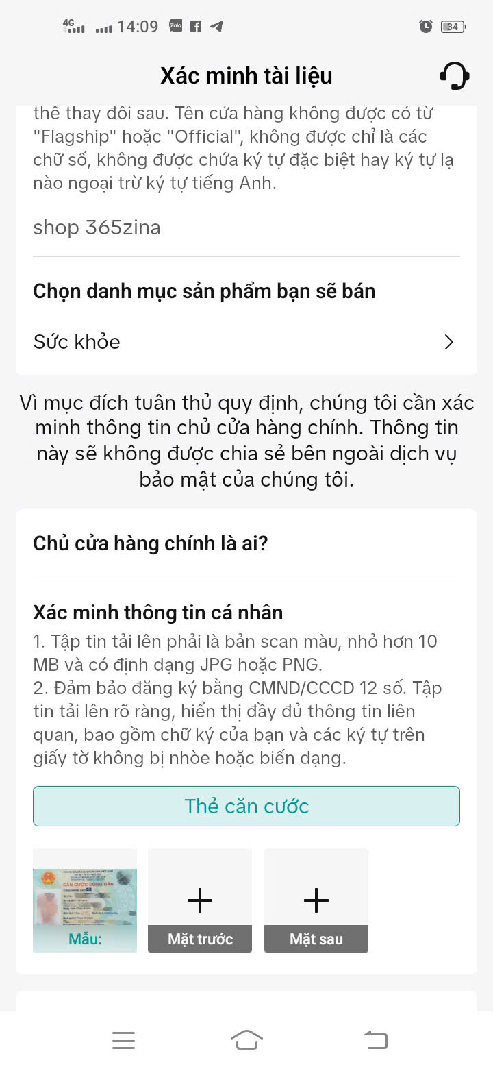 hình tiktok shop bước 4