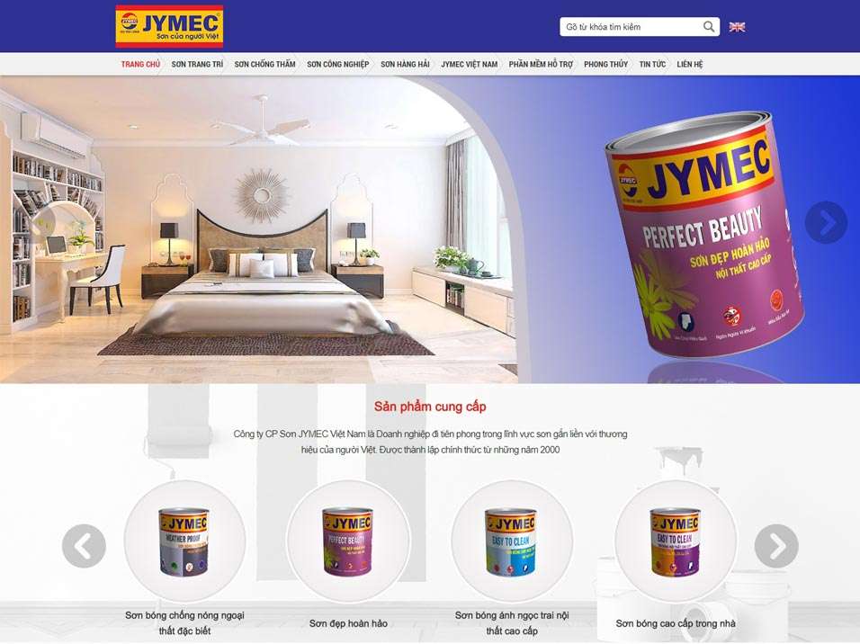 dịch vụ thiết kế website bán sơn khu vực quận Gò Vấp
