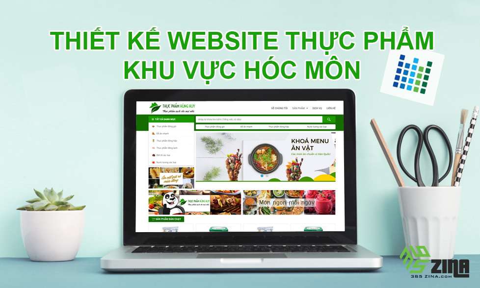 Thiết kế website thực phẩm khu vực Hóc Môn