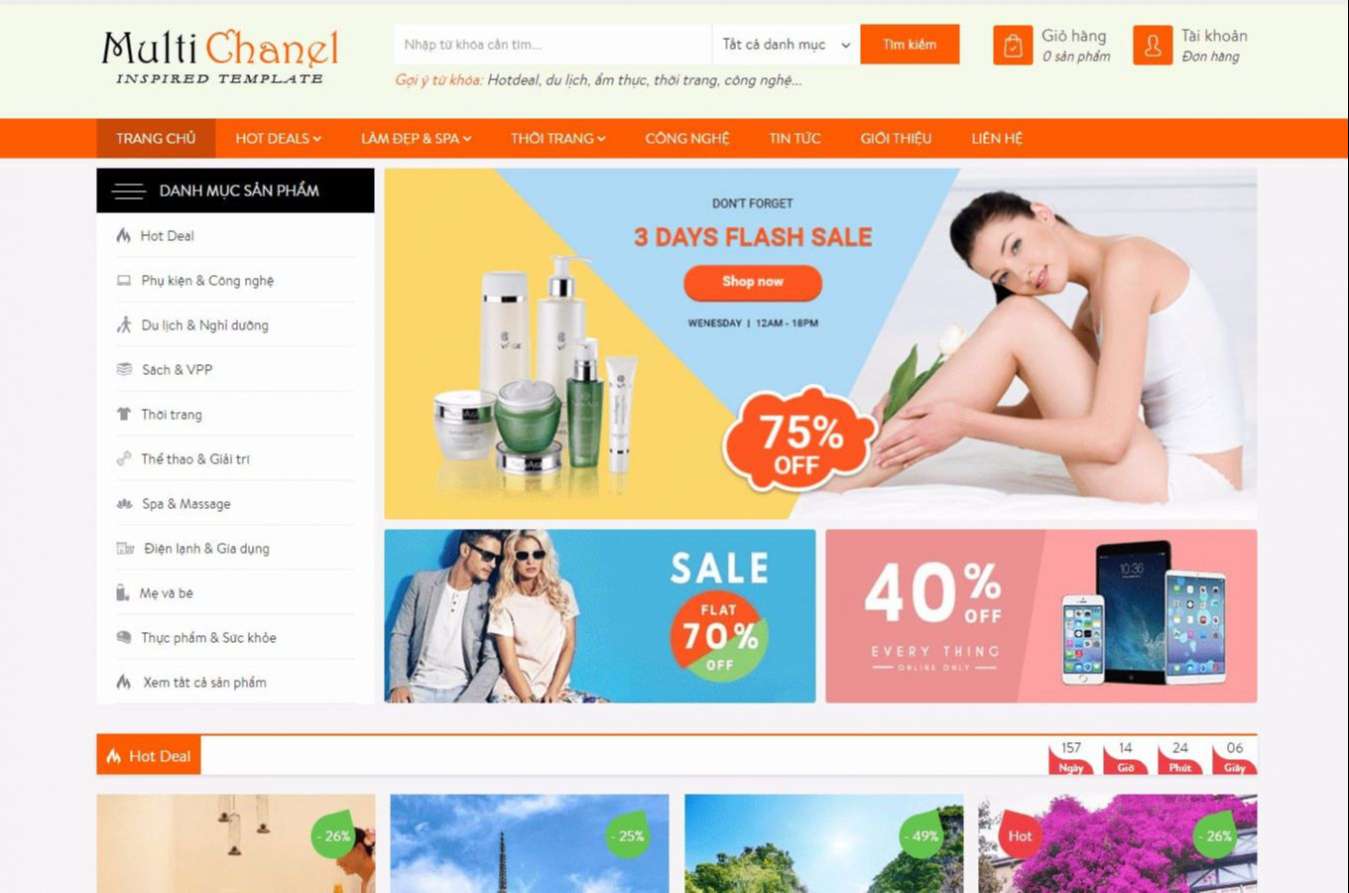 dịch vụ thiết kế website bán hàng khu vực Tiền Giang