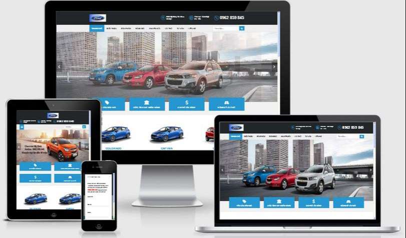 Thiết kế website bán ô tô khu vực quận 7