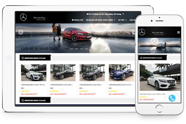 Thiết kế website bán ô tô khu vực quận Phú Nhuận