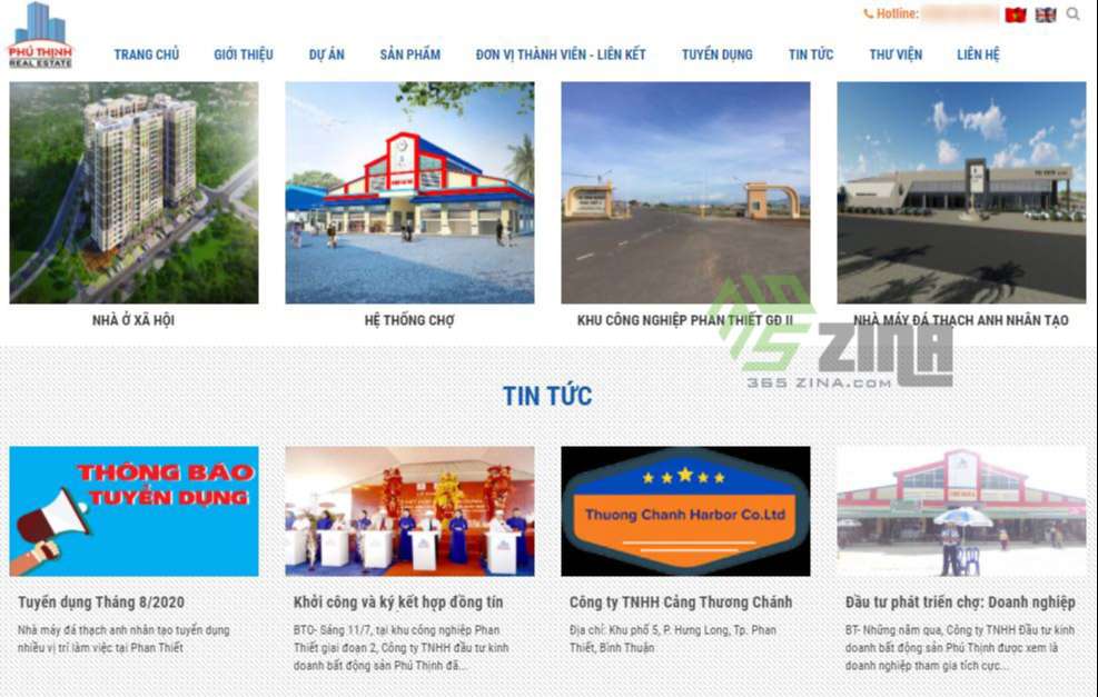 Thiết kế website bất động sản chuẩn SEO giá rẻ tại TPHCM