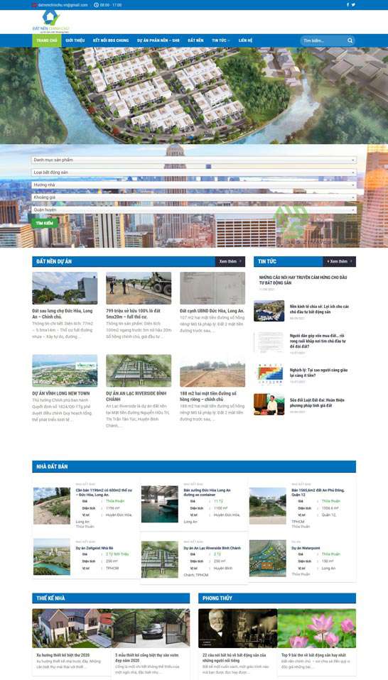 Thiết kế website bất động sản khu vực quận 8 cần những chức năng gì?