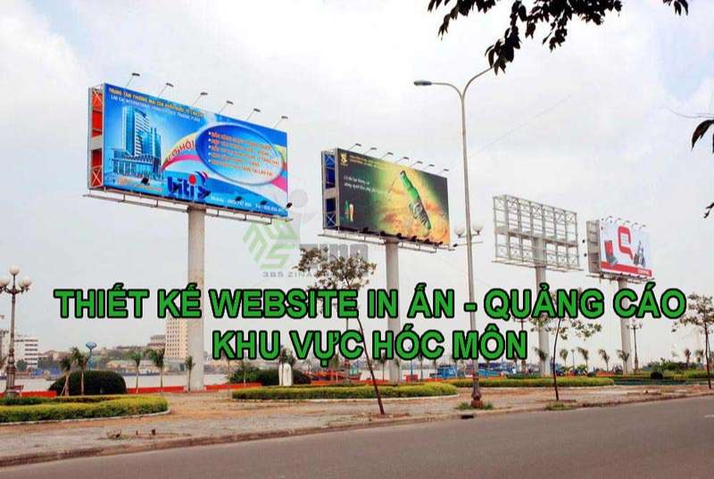 Thiết kế website in ấn - quảng cáo khu vực Hóc Môn