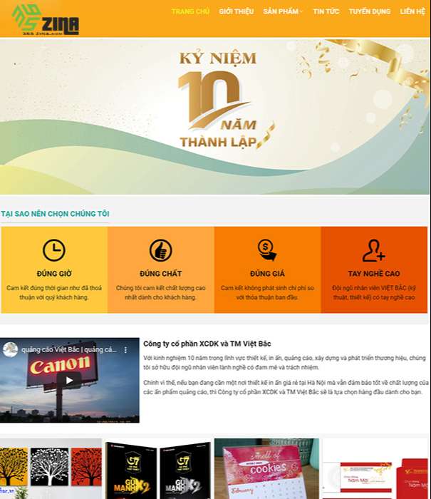 dịch vụ thiết kế website in ấn - quảng cáo khu vực quận Tân Phú