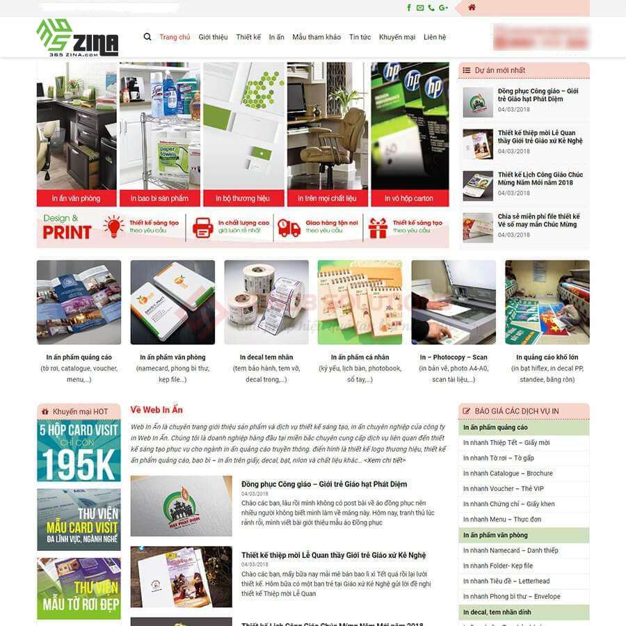 dịch vụ thiết kế website in ấn - quảng cáo khu vực quận 3 chuyên nghiệp
