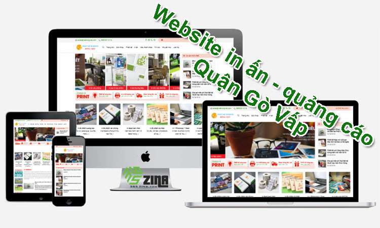 Thiết kế website in ấn - quảng cáo khu vực quận Gò Vấp