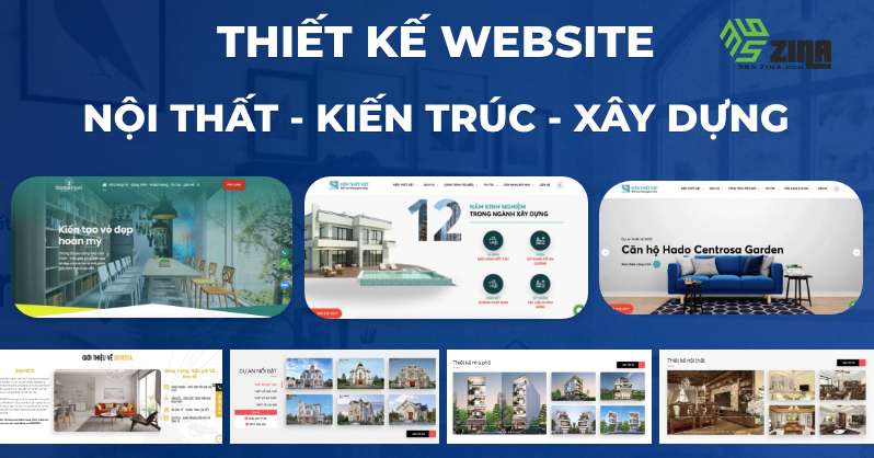 Thiết kế website kiến trúc - nội thất - xây dựng khu vực quận Gò Vấp