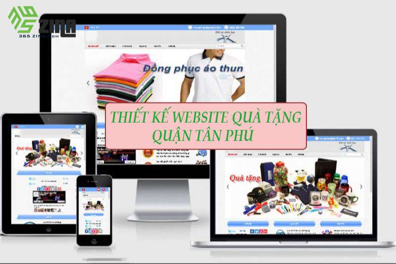 Thiết kế website quà tặng khu vực quận Tân Phú