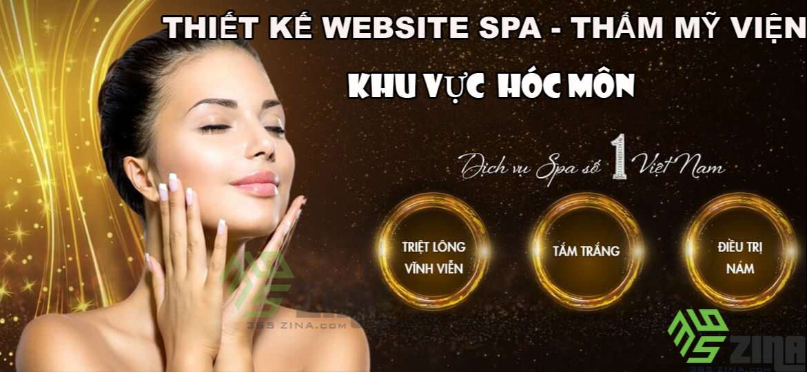 Thiết kế website spa, thẩm mỹ viện khu vực Hóc Môn