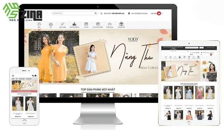 Thiết kế website thời trang quận Phú Nhuận
