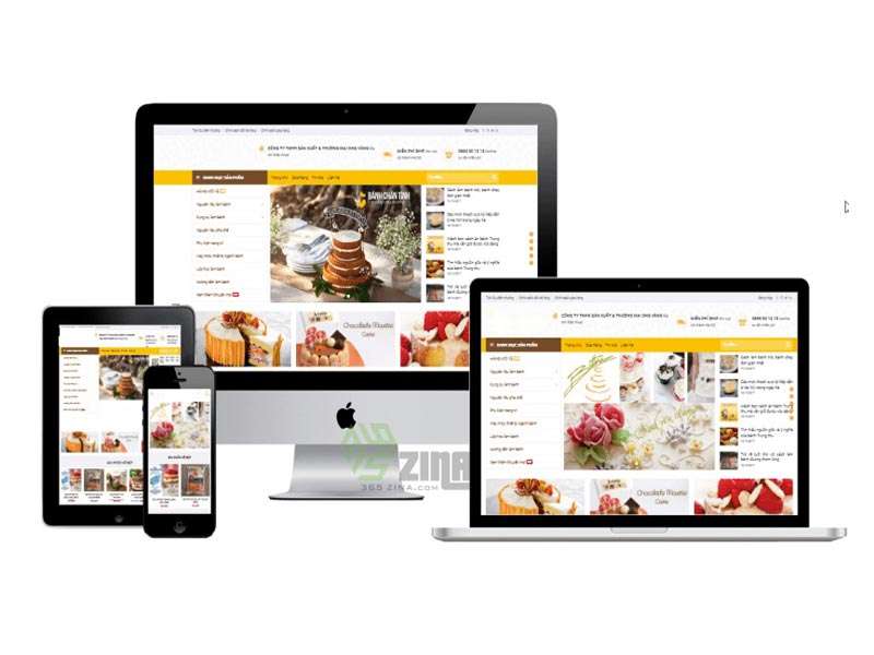 Thiết kế website thực phẩm khu vực quận 7 